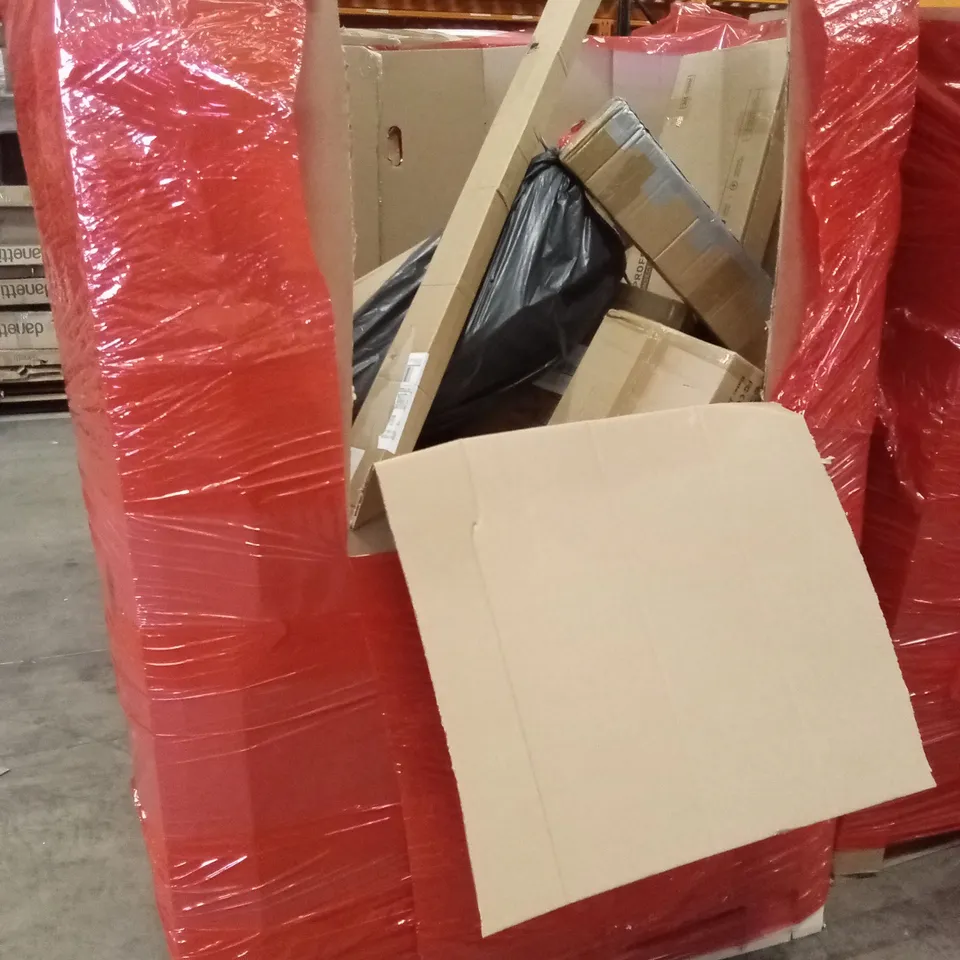 PALLET OF ASSORTED HOUSEHOLD GOODS AND PRODUCTS TO INCLUDE; RETRACTABLE BABY GATE, INSECT KILLER, FOOD PROCESSOR, AIR COOLERS ETC