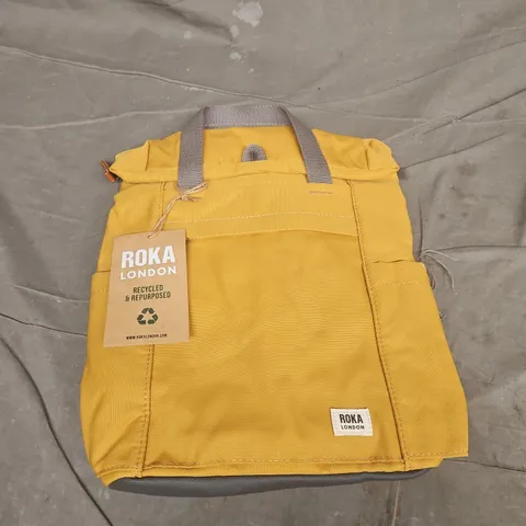 ROKA LONDON FINCHLEY A RECYCLED CANVAS SMALL FLAX BAG