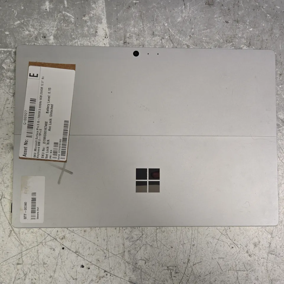 MICROSOFT SURFACE PRO 5