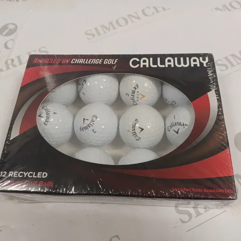 SEALED 12-PACK OF CALLAWAY GOLF BALLS