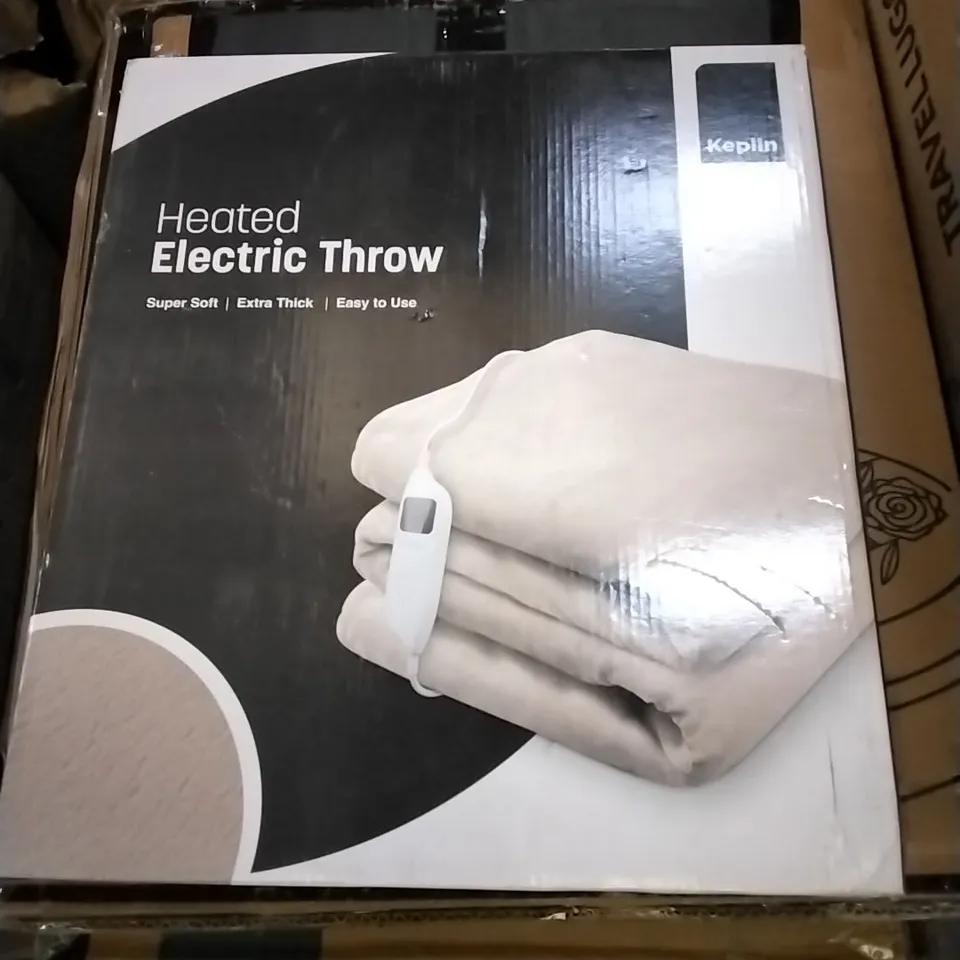 BOXED KEPLIN HEATED ELECTRIC THROW 