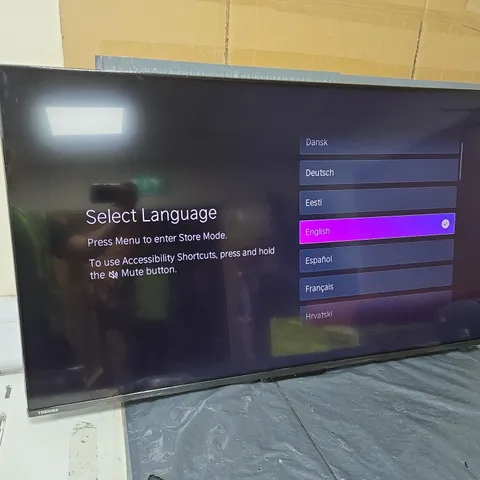 BOXED TOSHIBA 50 INCH QLED VIDAA SMART TV