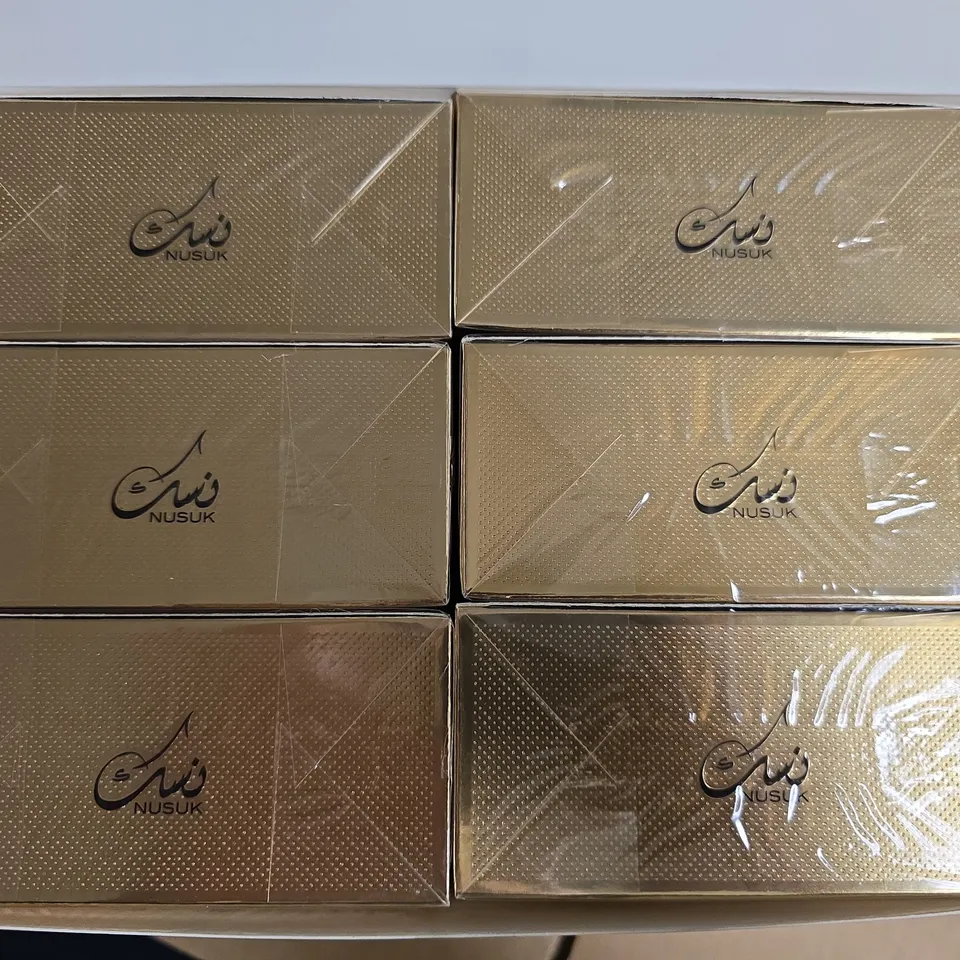 APPROXIMATELY 48 BOXED AND SEALED NUSUK ALWAAN EAU DE PARFUMS (48X100ML)