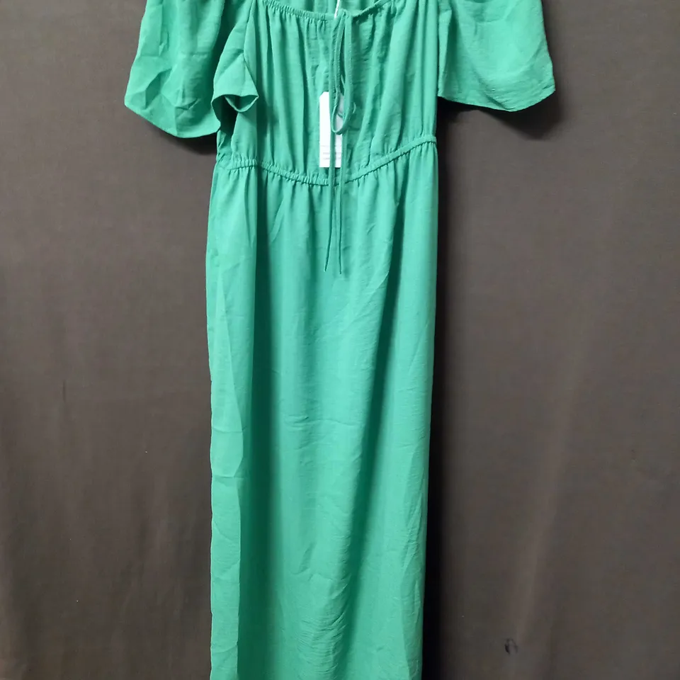 MAISON DE NIMES GYPSEY DRESS IN GREEN - MEDIUM