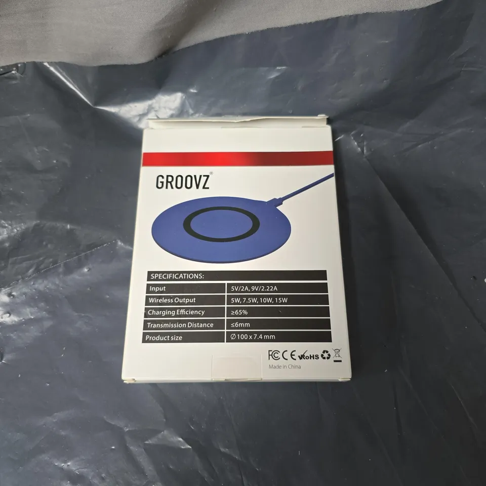 GROOVZ 15W WIRELESS CHARGING PAD