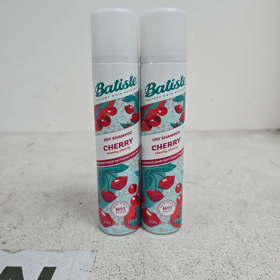 TOTE OF APPROXIMATELY 5 X BATISTE DRY SHAMPOO CHERRY 200ML