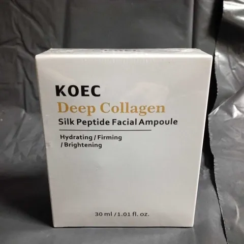 KOEC DEEP COLLAGEN SILK PEPTIDE FACIAL AMPOULE 30 ML 