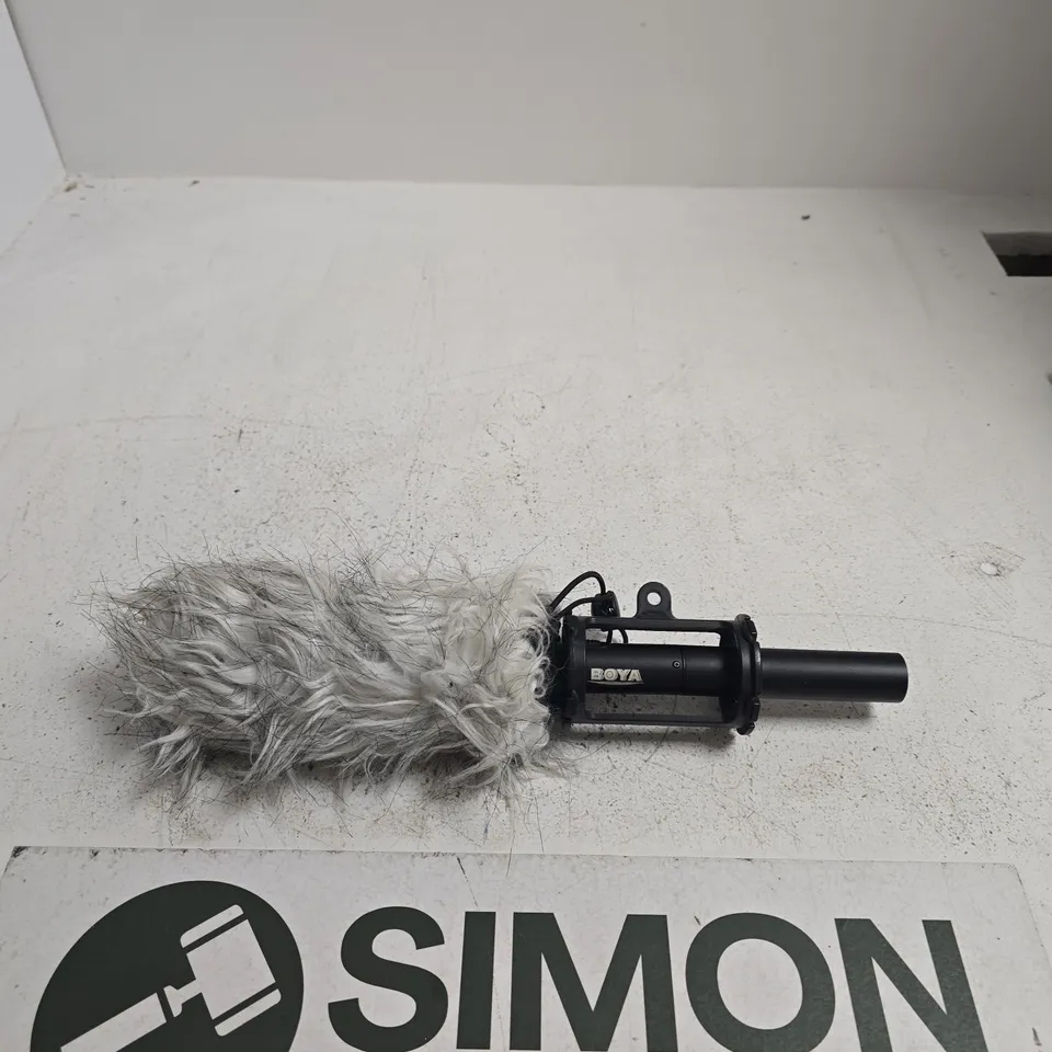 BOYA BY-PVM1000 SHOTGUN MICROPHONE WITH FUR WINDSHIELD