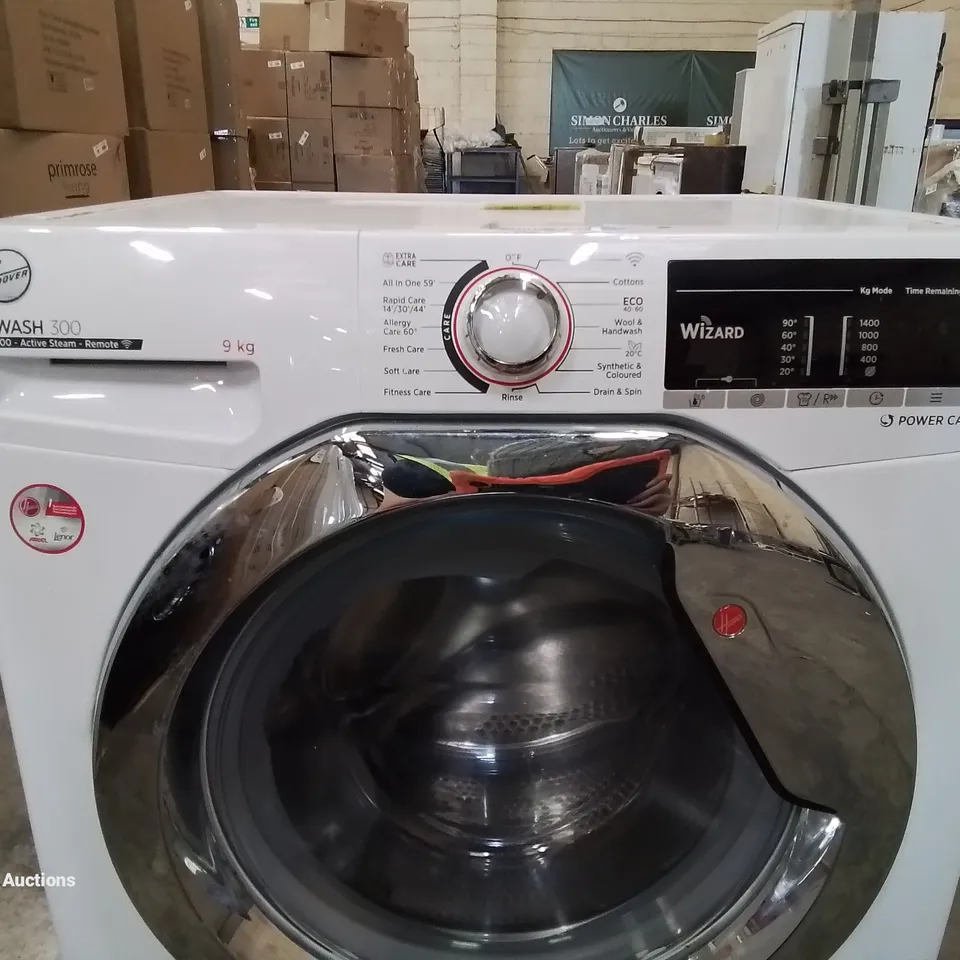 HOOVER H-WASH 300 9KG WASHING MACHINE WITH POWER CARE SYSTEM IN WHITE -COLLECTION ONLY-