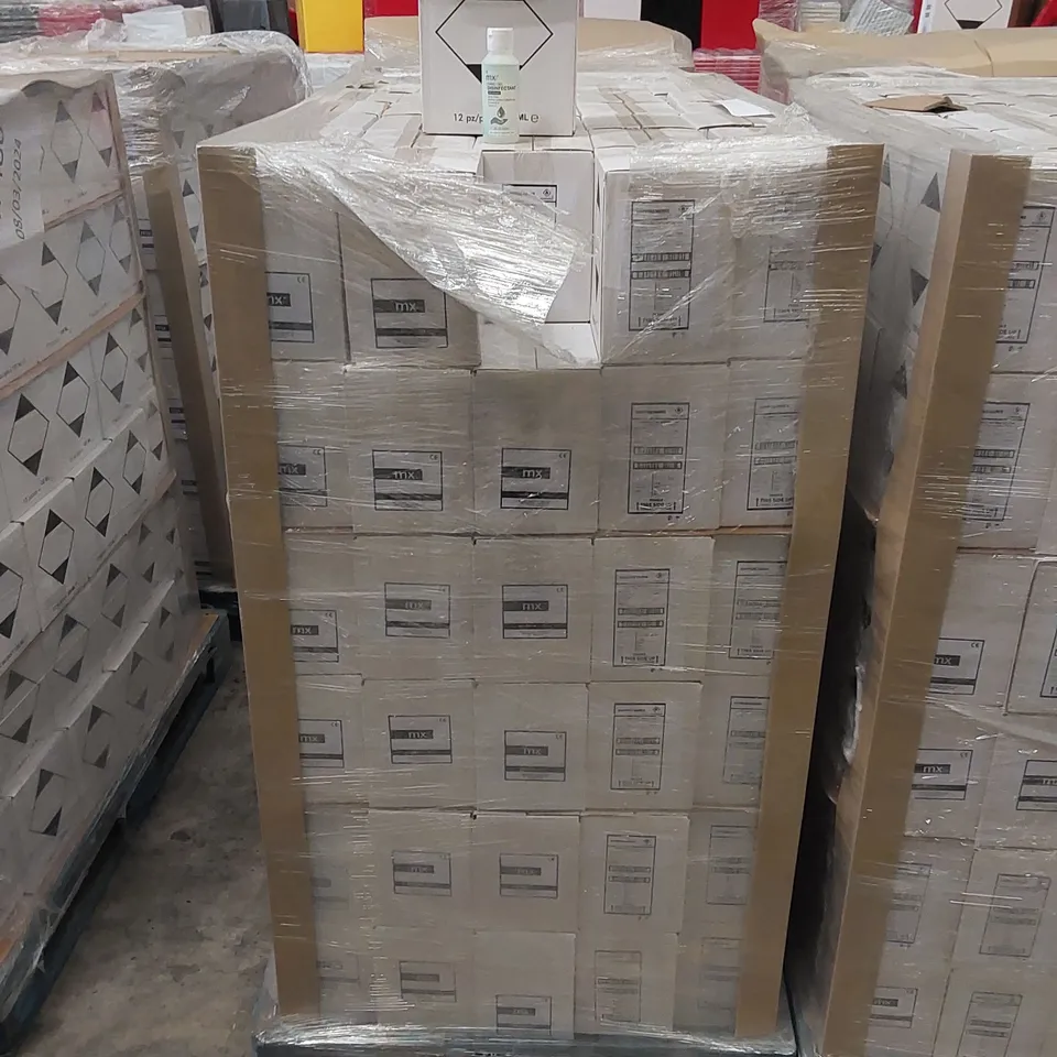 PALLET TO CONTAIN APPROX 180 X BOXES OF MEDINOX 70% ALCOHOL HAND GEL DISINFECTANT - 12 X 125ml BOTTLES PER BOX // EXP: 06/23