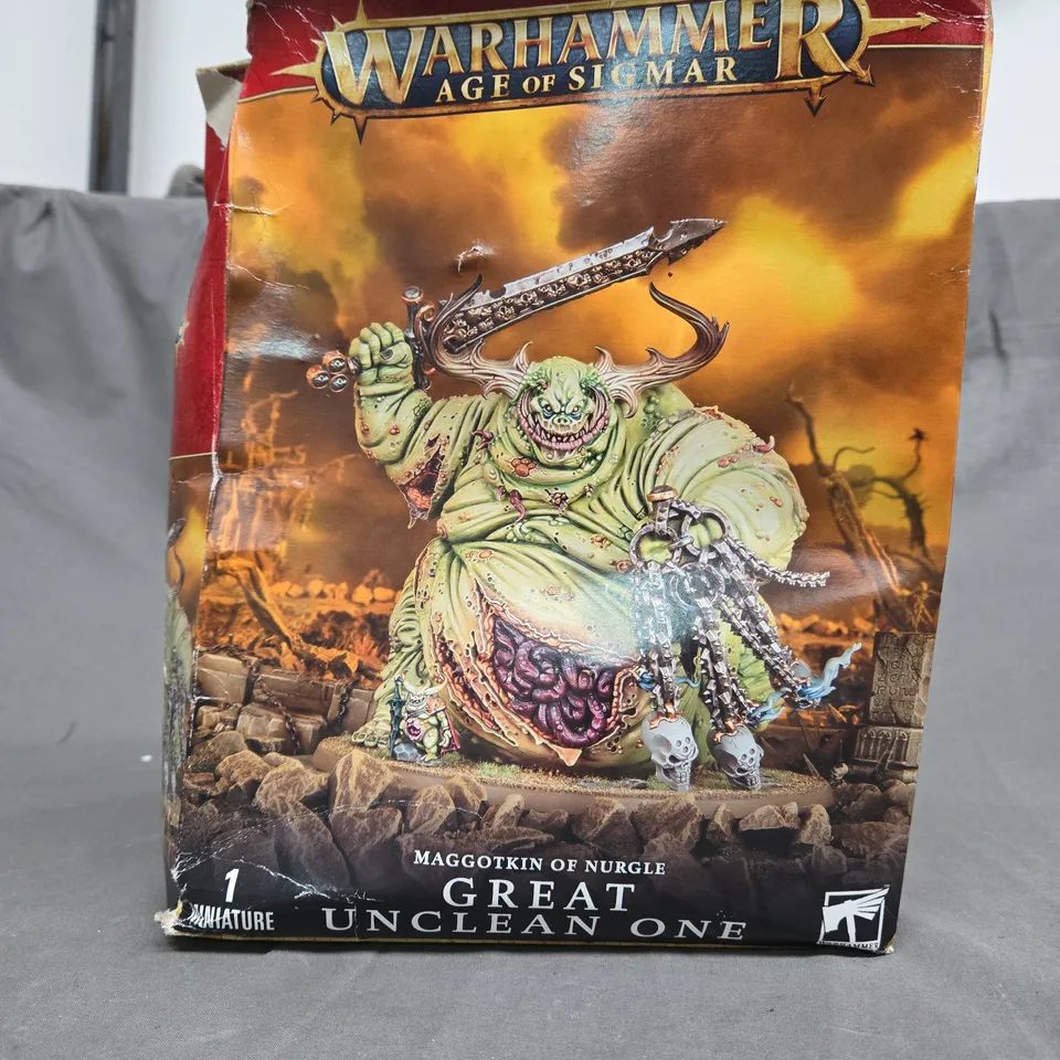 WAR HAMMER AGE OF SIGMAR MAGGOTKIN OF NURGLE GREAT UNCLEAN ONE 