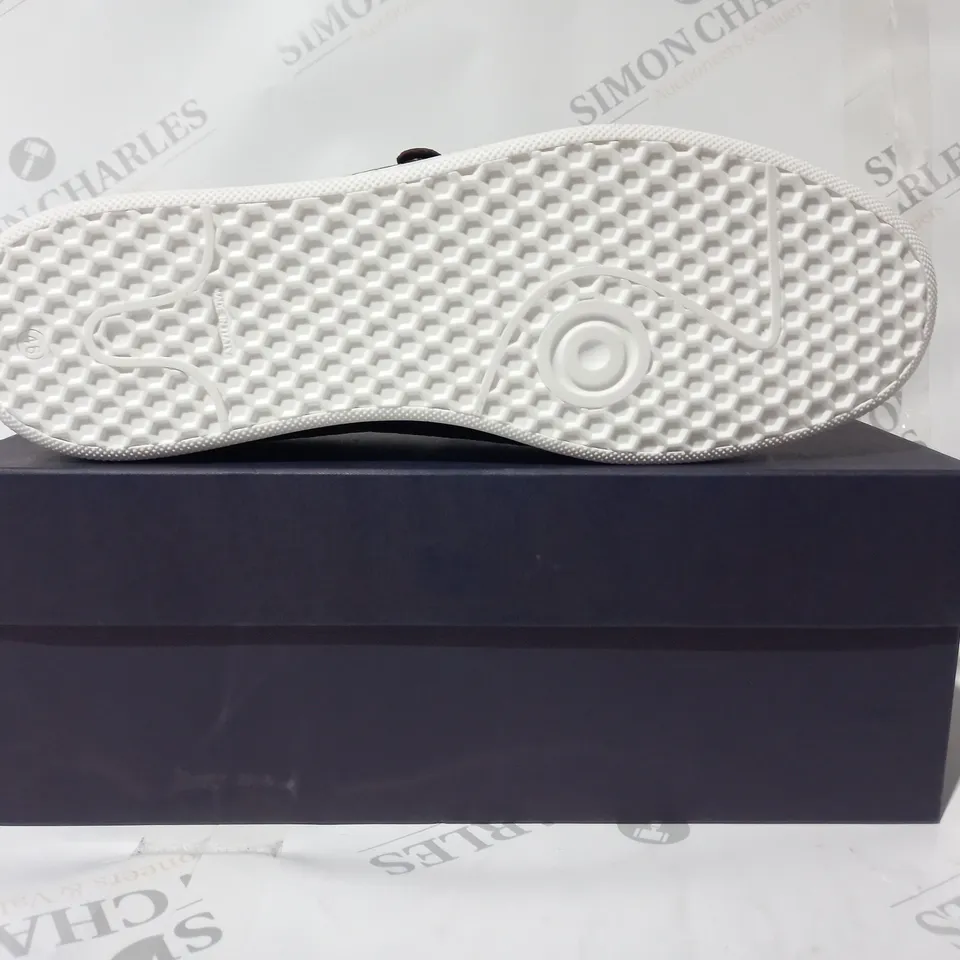 BOXED PAIR OF ANDREA NOBILE LOAFERS IN BROWN EU SIZE 46