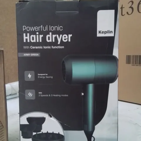BOXED POWERFUL IONIC HAIR DRYER