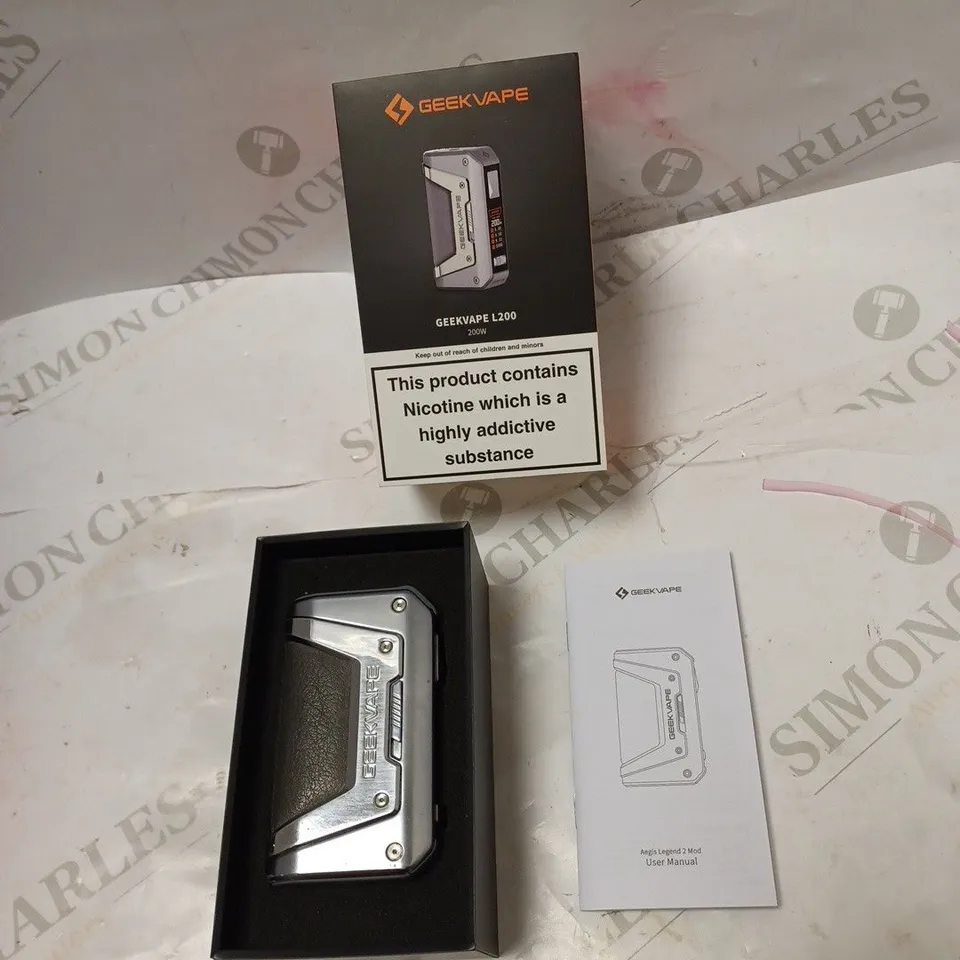 BOXED GEEKVAPE L200 (AEGIS LEGEND 2) WITH MANUAL AND USB CABLE