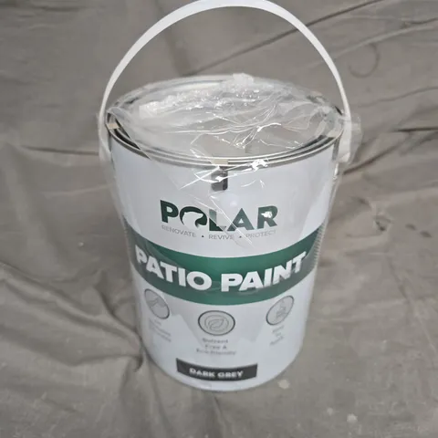 POLAR PATIO PAINT – DARK GREY, 5L