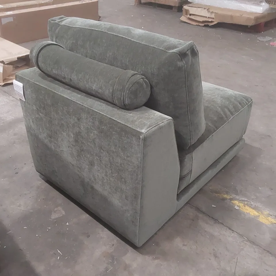 DANETTI EDEN DARK GREEN CHENILLE SOFA MODULE