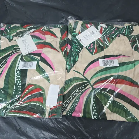2X BAGGED YAS BOTANIC MAXI SKIRT FESTIVAL UK 14