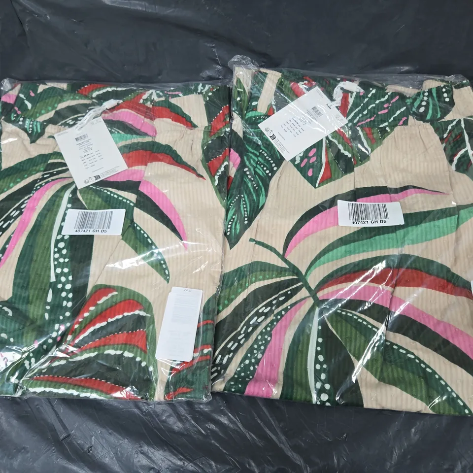 2X BAGGED YAS BOTANIC MAXI SKIRT FESTIVAL UK 14