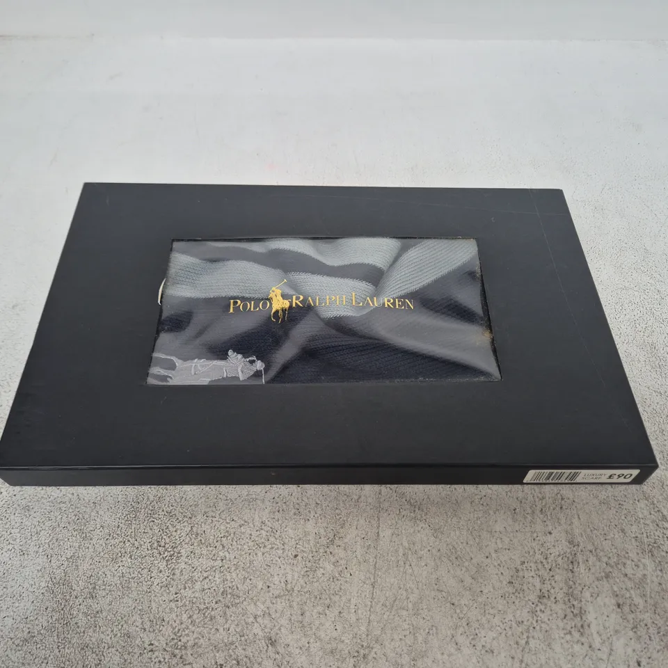 BOXED RALPH LAUREN LUXURY SCARF 