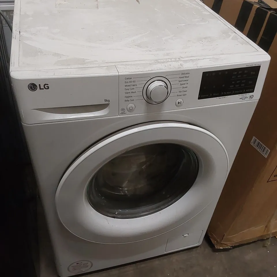 LG F4V309WNW 9KG WASHING MACHINE WHITE - UNPROCESSED RAW RETURN