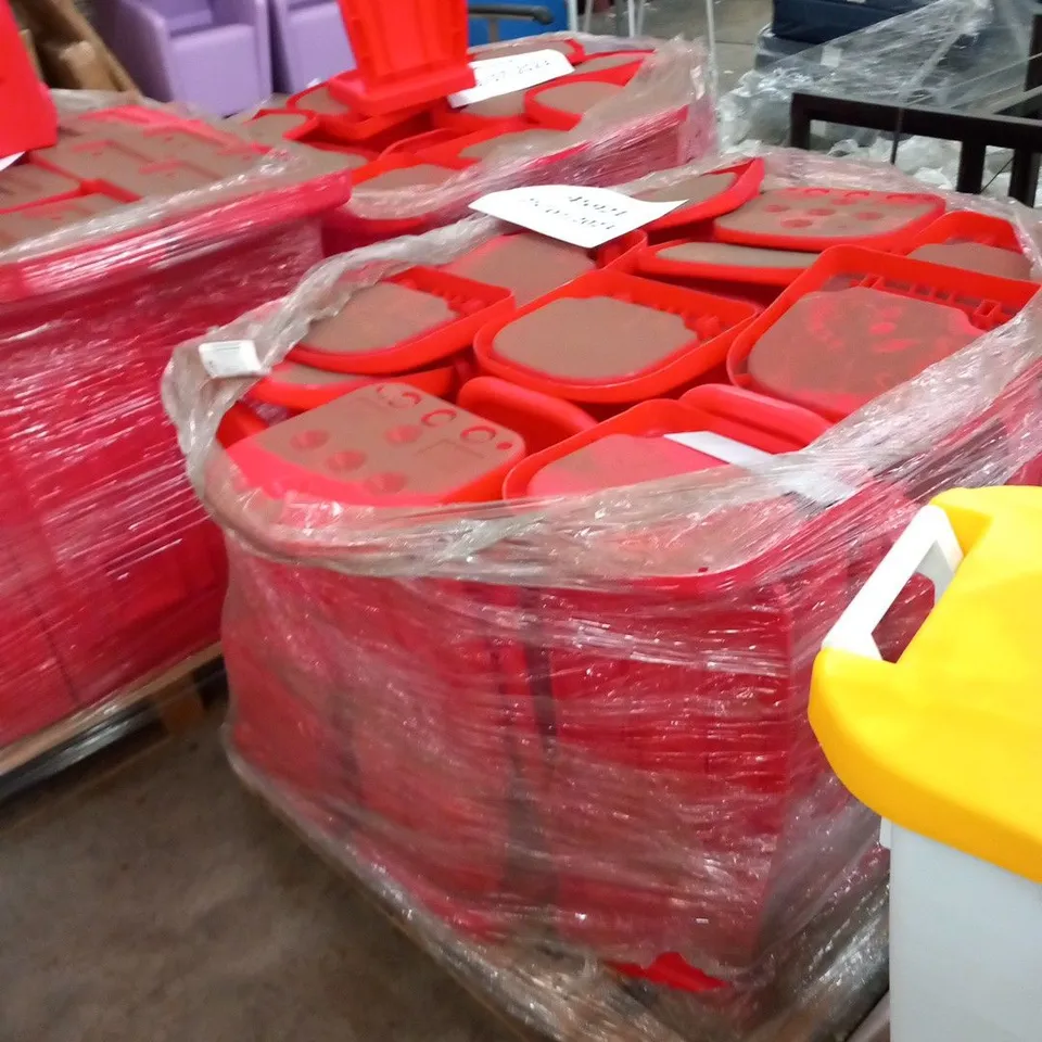 PALLET OF APPROXIMATELY 24 FIRE EXTINGUISHER TROLLEYS