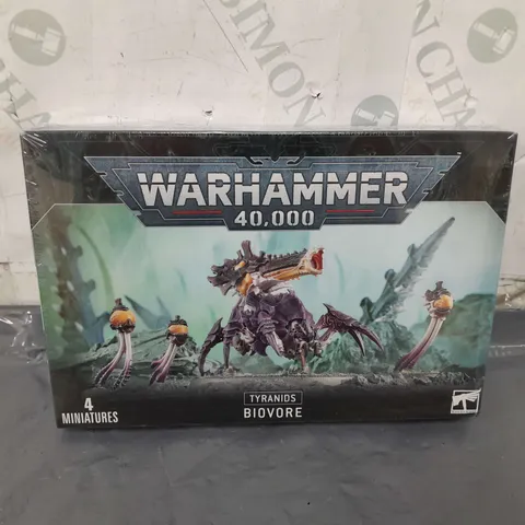 SEALED WARHAMMER 40,000 TYRANDIS BIOVORE - 4 MINIATURES