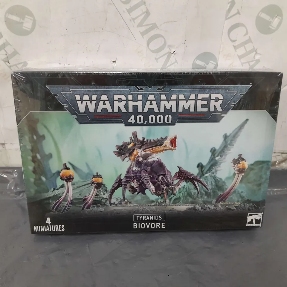 SEALED WARHAMMER 40,000 TYRANDIS BIOVORE - 4 MINIATURES