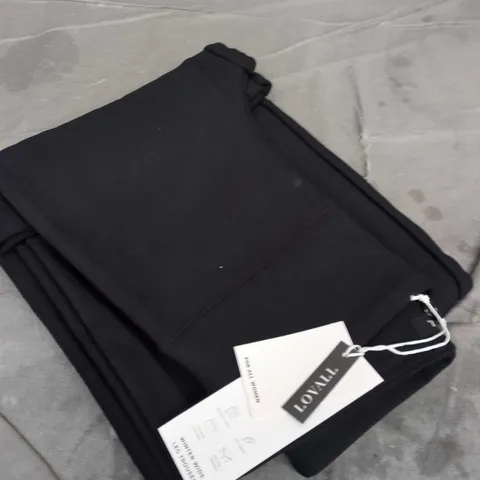 LOVALL WINTER WIDE LEG TROUSERS - BLACK, XS