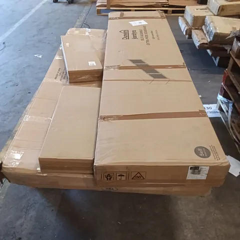 PALLETT OF ASSORTED FURNITURE GOODS, SIDEBOARD,SIDE TABLE
