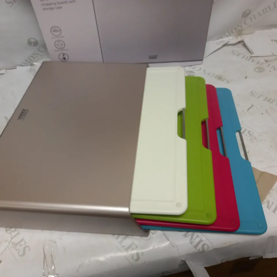 JOSEPH JOSEPH LARGE FOLIO CHOPPING BOARD SET  RRP £69.99