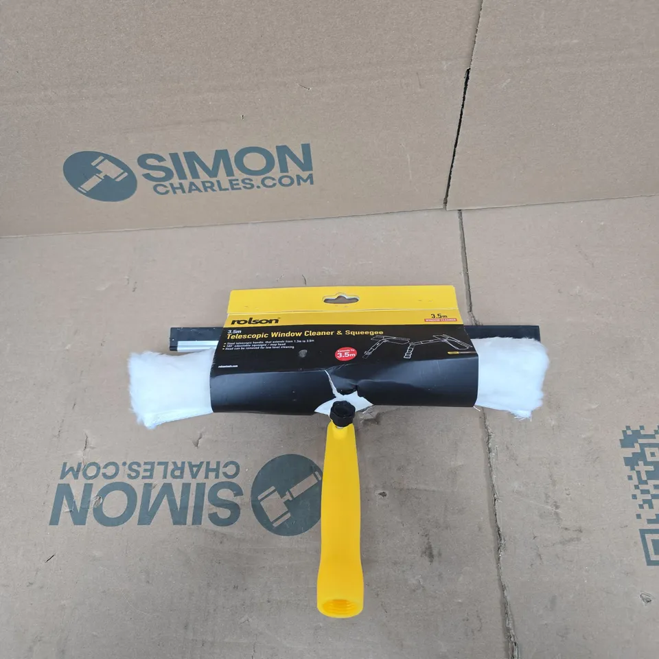 ROLSON 3.5M TELESCOPIC WINDOW CLEANER AND SQUEEGEE
