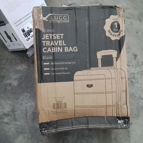 BOXED LUGG - 15INCH JETSET TRAVEL CABIN BAG BLACK