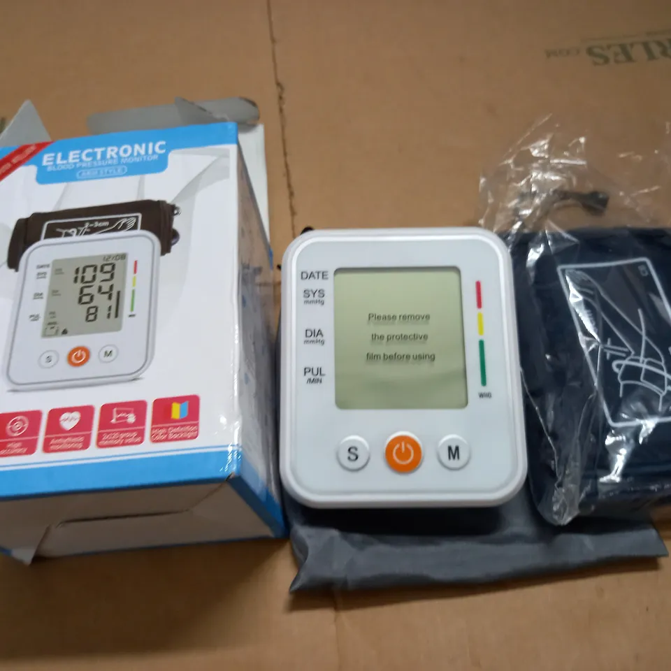BOXED ELECTRONIC BLOOD PRESSURE MONITOR