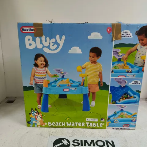 BOXED LITTLE TIKES BLUEY BEACH SANDBOX