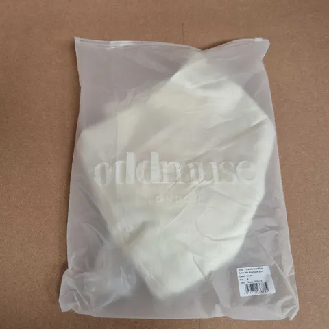 BAGGED ODDMUSE THE ULTIMATE MUSE COTTON MIX STRUCTURED SKIRT IN CREAM - SMALL