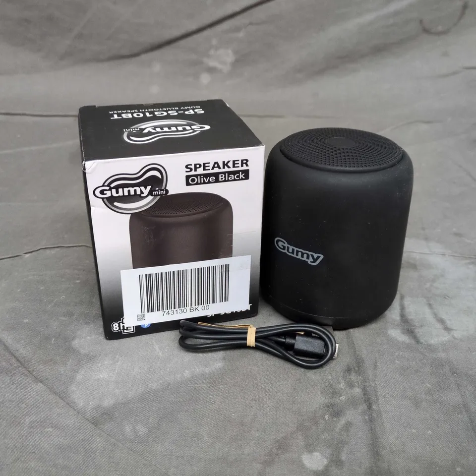 BOXED MINI SPEAKER – OLIVE BLACK (PORTABLE AUDIO)