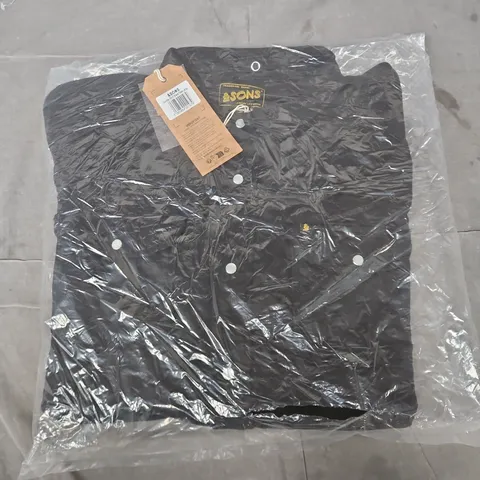 BAGGED LARGE SUNDAY SHIRT BLACK FADE – BY & SONS