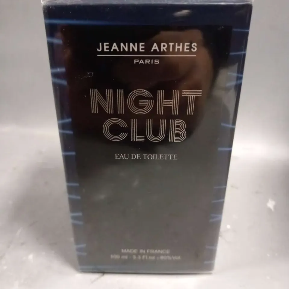 BOXED AND SEALED JEANNE ARTHES PARIS NIGHT CLUB EAU DE TOILETTE 100ML