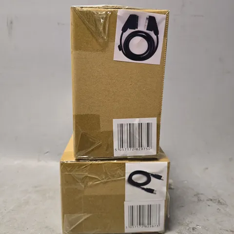 BOX OF APPROXIMATELY 16 ASSORTED ITEMS TO INCLUDE - AT 1.5M SCART CABLE , USB A TO A CABLE 