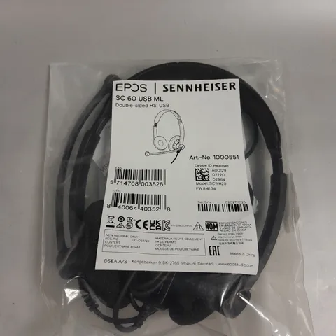 SENNHEISER SC60 USB DOUBLE SIDED HEADSET