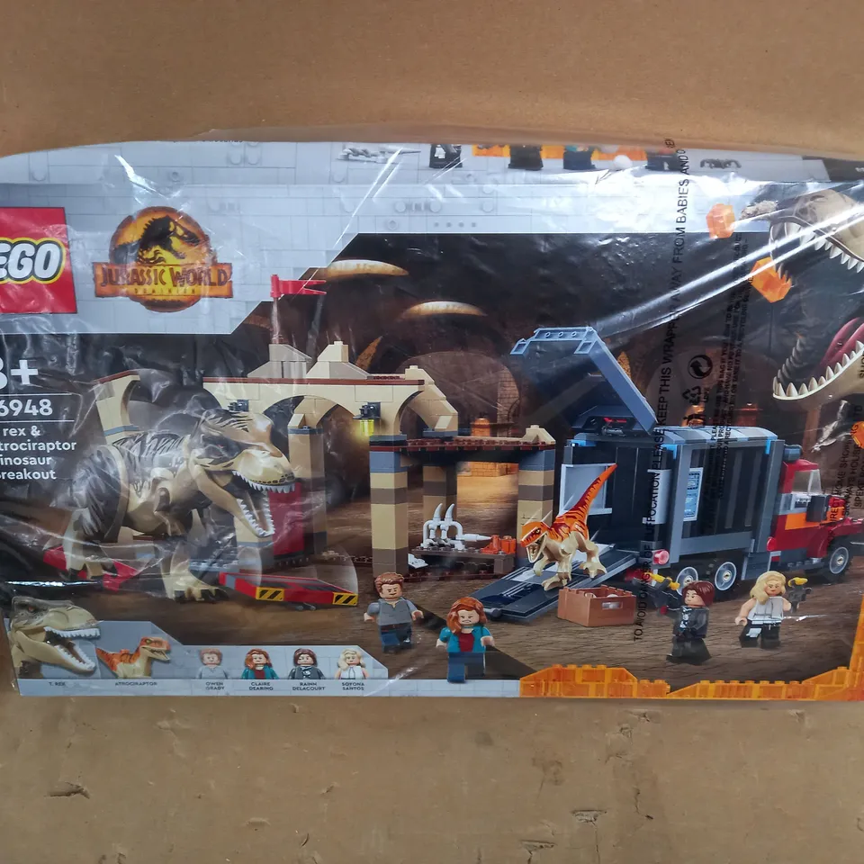 LEGO JURASSIC WORLD T. REX & ATROCIRAPTOR TOY 76948 RRP £69.99