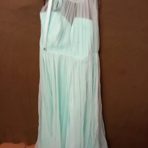 SORELLA VITA LIGHT GREEN NET OVERLAY OCCASIONAL DRESS - SIZE 24