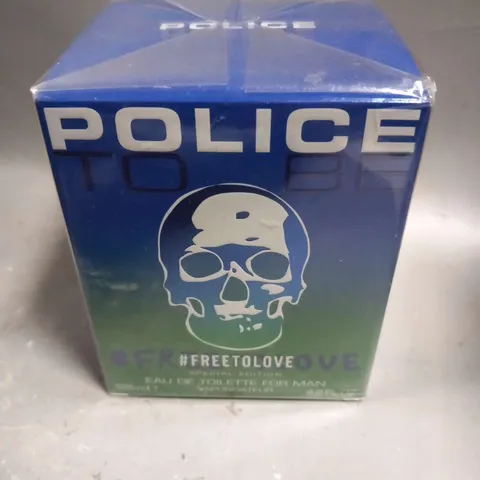 BOXED AND SEALED POLICE TO BE FREE TO LOVE SPECIAL EDITION EAU DE TOILETTE 125ML