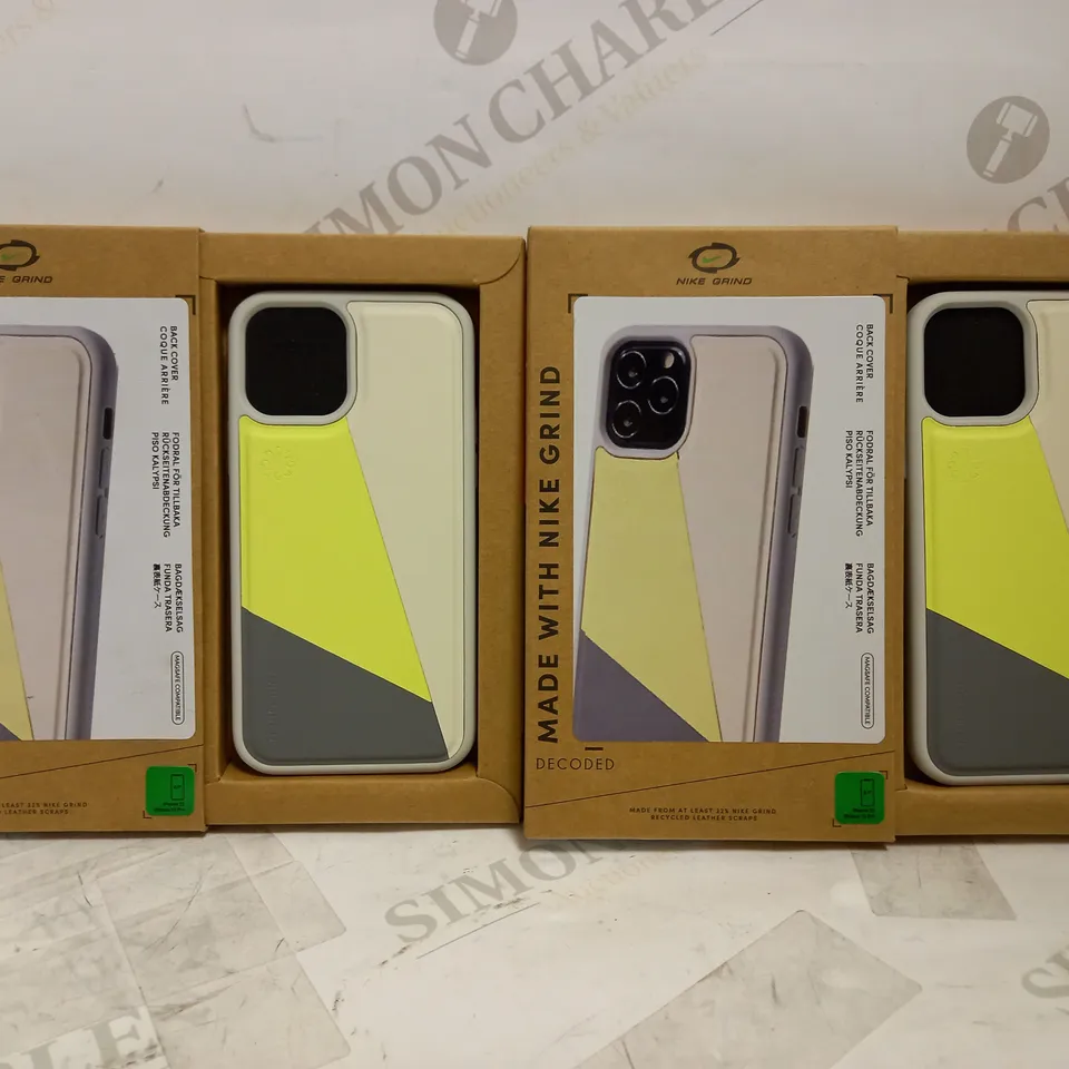 LOT OF 2 NIKE GRIND DECODED APPLE IPHONE 12/12 PRO MAGSAFE COMPATIBLE PHONE CASES