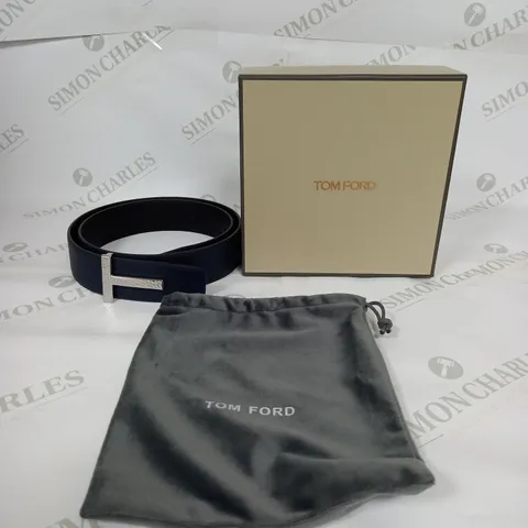 TOM FORD NAVY BELT
