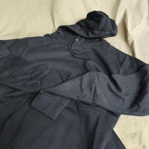 KANGAROO POO NAVY HOODIE WITH DRAWSTRING HOOD – SIZE M