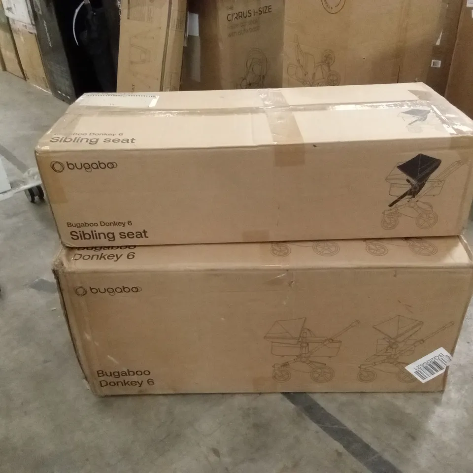 BOXED BUGABOO DONKEY 6 STROLLER (2 BOXES)