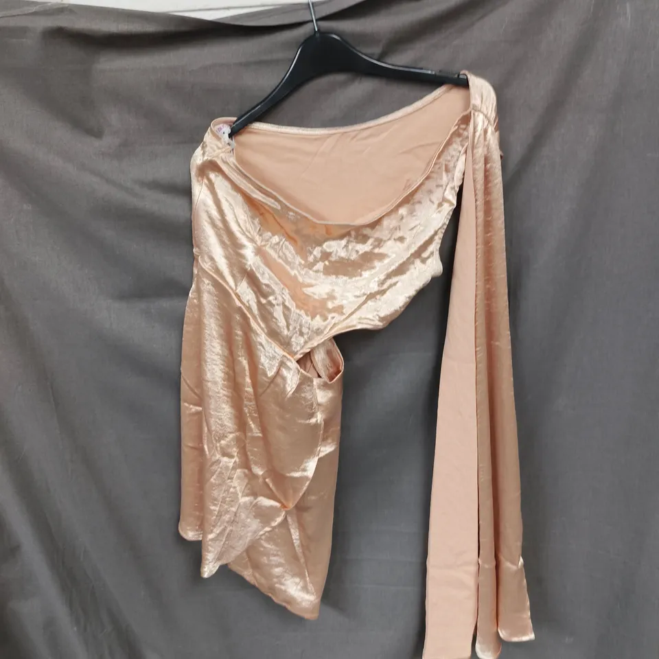 BOX OF APPROXIMATELY 16 CHAMPAGNE URBAN BLISS CAPE SLEEVE DRESS - SIZES 8 / 10 / 12 / 14 / 16