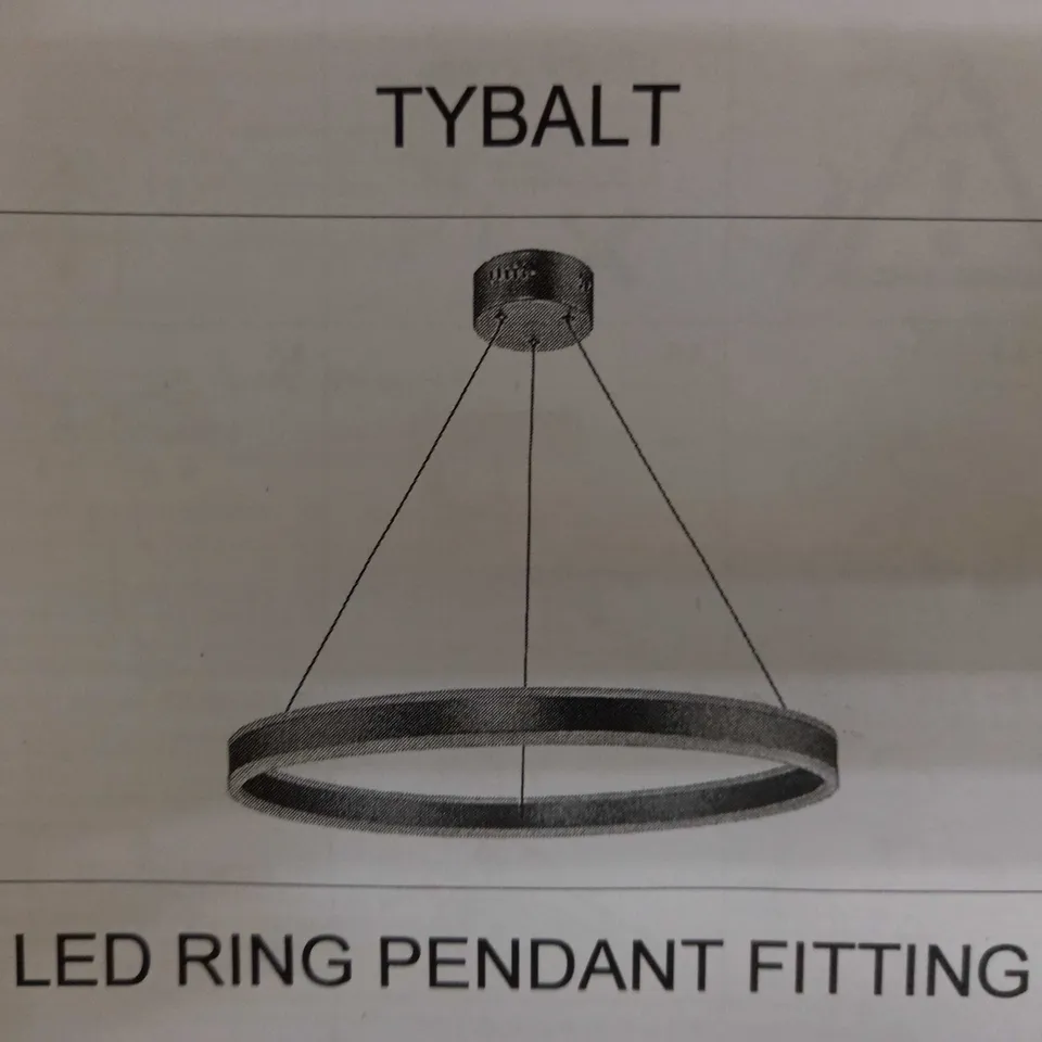 BRAND NEW DAR LIGHTING TYBALT LED RING PENDANT LIGHT