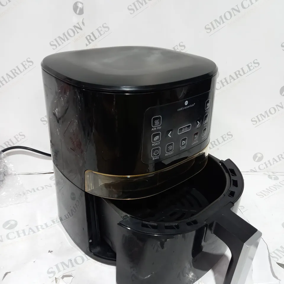 BOXED COOK'S ESSENTIALS AIR FRYER - BLACK